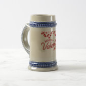 Wees mijn Valentijn: een dag van liefde en Romance Bierpul (Voorkant links)