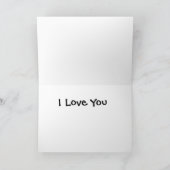 Wees Mijn Valentijn Eenden Kaart (Binnen)