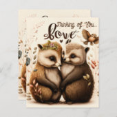 Wees mijn Valentijn egel verliefd (Voorkant / Achterkant)