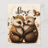 Wees mijn Valentijn egel verliefd (Achterkant)