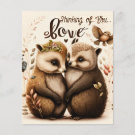 Wees mijn Valentijn egel verliefd