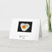 Wees mijn Valentijn. Ei en Peper Feestdagen Kaart (Achterkant)