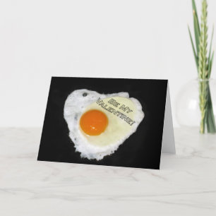 Wees mijn Valentijn. Ei en Peper Feestdagen Kaart