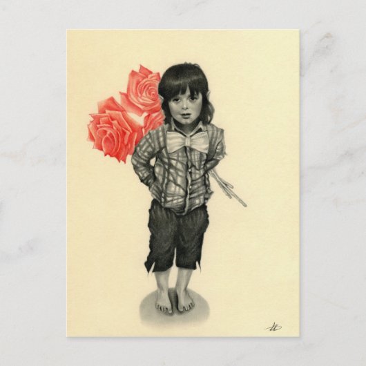 Wees mijn Valentijn Elf Boy Briefkaart (Voorkant)
