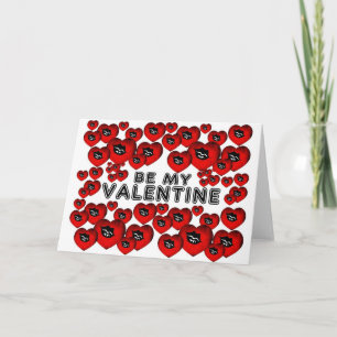 Wees mijn Valentijn Feestdagen Kaart