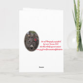 "Wees mijn Valentijn!" Feestdagen Kaart (Achterkant)