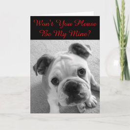 Wees mijn Valentijn Feestdagen Kaart