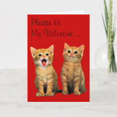 Wees mijn Valentijn... Feestdagen Kaart (Voorkant)