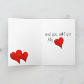 Wees mijn Valentijn... Feestdagen Kaart (Binnen)