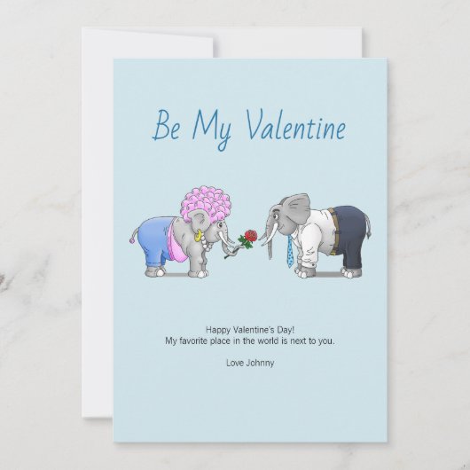Wees mijn Valentijn Feestdagenkaart (Voorkant)