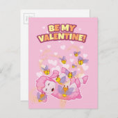 Wees mijn Valentijn! Feestdagenkaart (Voorkant / Achterkant)