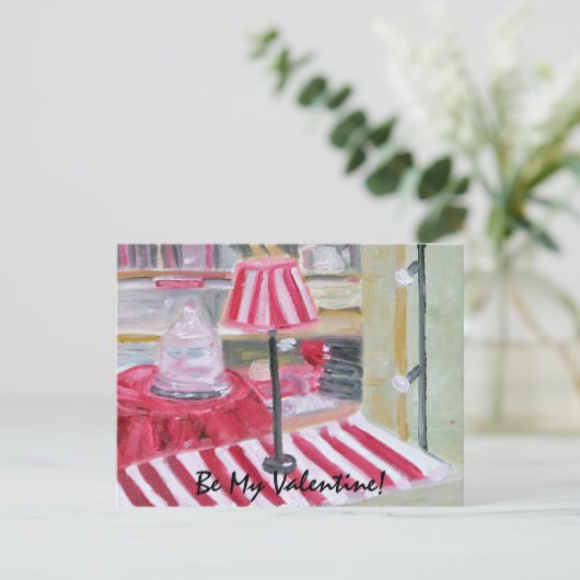 Wees mijn Valentijn! Feestdagenkaart (Staand voorkant)