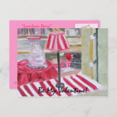 Wees mijn Valentijn! Feestdagenkaart (Voorkant / Achterkant)