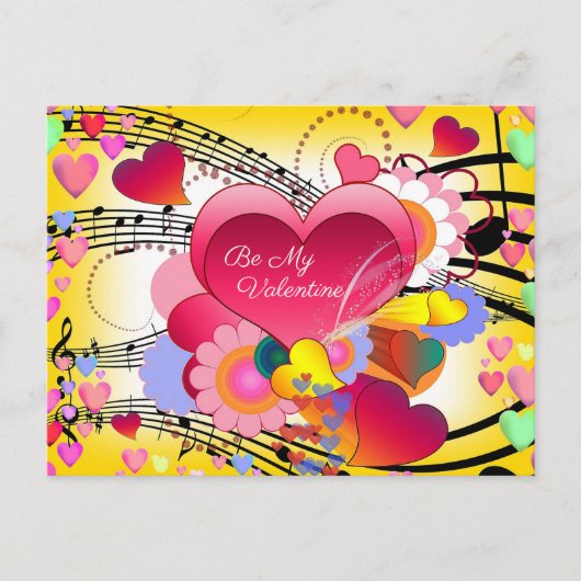 Wees mijn Valentijn Feestdagenkaart (Voorkant)