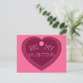Wees mijn valentijn feestdagenkaart (Staand voorkant)