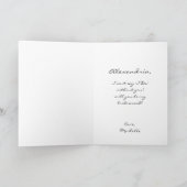 Wees mijn Valentijn Foto Mijn Bridesmaid Feestdagen Kaart (Binnen)