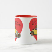 Wees mijn Valentijn, geen uitvluchten! Retro Valen Mok (Midden)