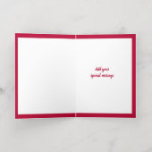 Wees mijn Valentijn Gepersonaliseerde Folie Kaart (Binnenlaag)