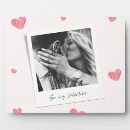 Wees mijn Valentijn | Gepersonaliseerde foto | Roo Fotoplaat