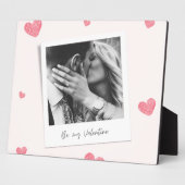 Wees mijn Valentijn | Gepersonaliseerde foto | Roo Fotoplaat (Zijkant)