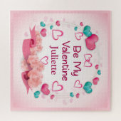 Wees mijn Valentijn Gepersonaliseerde puzzel Legpuzzel (Horizontaal)