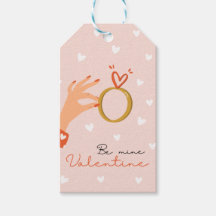 Wees mijn Valentijn Gift Label