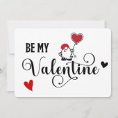 Wees mijn Valentijn Gnome Feestdagenkaart (Voorkant)