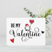 Wees mijn Valentijn Gnome Feestdagenkaart (Staand voorkant)