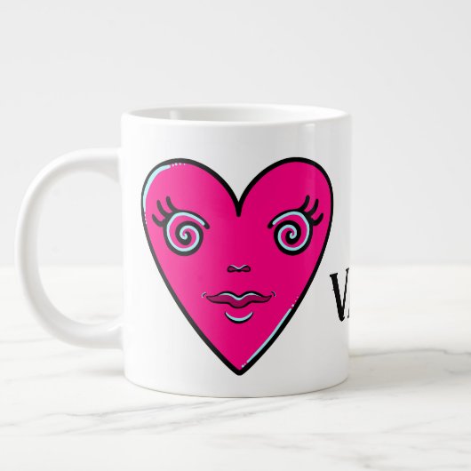 Wees mijn Valentijn Grote Koffiekop (Links)