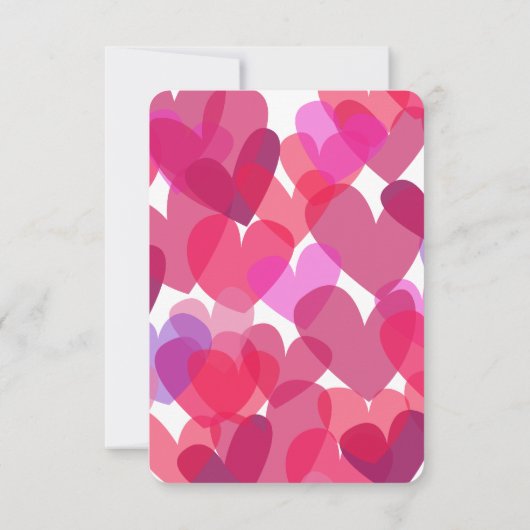 Wees mijn Valentijn hart Kaart (Achterkant)