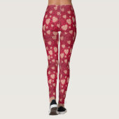 Wees mijn Valentijn, hart Leggings (Achterkant)