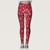 Wees mijn Valentijn, hart Leggings (Voorkant)