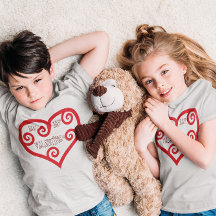 Wees mijn Valentijn hart Unisex Kinder