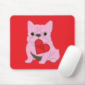 Wees mijn Valentijn, hond Muismat (Met muis)