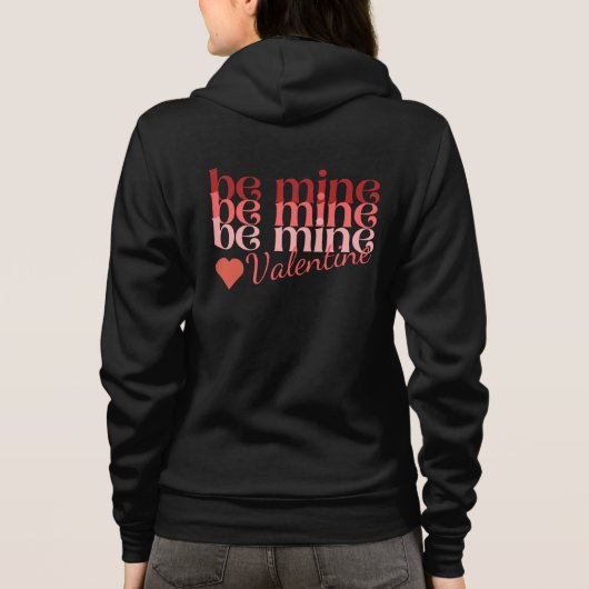 Wees mijn Valentijn Hoodie (Achterkant)