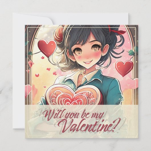Wees mijn Valentijn in Manga-stijl 31470 (Voorkant)