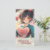 Wees mijn Valentijn in Manga-stijl 31470 (Staand voorkant)