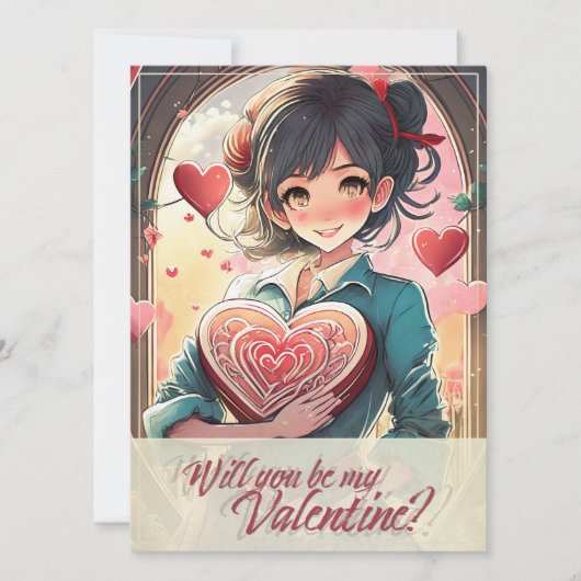 Wees mijn Valentijn in Manga-stijl 31470 (Voorkant)