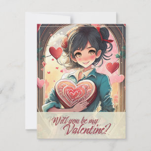 Wees mijn Valentijn in Manga stijl 31470