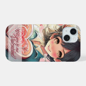 Wees mijn Valentijn in Manga-stijl 31470 iPhone 15 Case (Achterkant horizontaal)