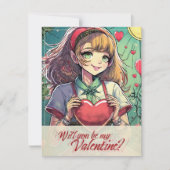 Wees mijn Valentijn in Manga Stijl 33419 (Voorkant)