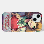 Wees mijn Valentijn in Manga Stijl 33419 Case-Mate iPhone Case (Achterkant (horizontaal))