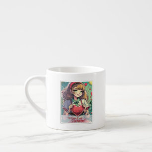 Wees mijn Valentijn in Manga Stijl 33419 Espresso Kop