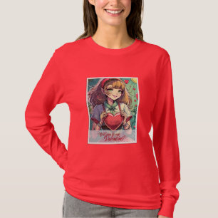 Wees mijn Valentijn in Manga Stijl 33419 T-shirt