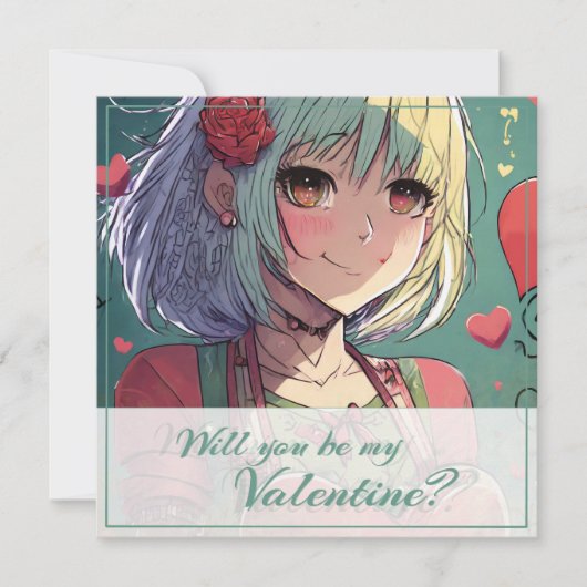 Wees mijn Valentijn in Manga Stijl 33420 (Voorkant)