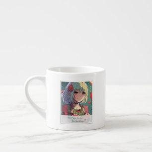 Wees mijn Valentijn in Manga-stijl 33420 Espresso Kop