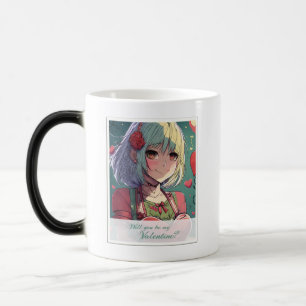 Wees mijn Valentijn in Manga Stijl 33420 Magische Mok