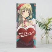 Wees mijn Valentijn in Manga-stijl 33893 (Staand voorkant)