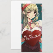 Wees mijn Valentijn in Manga-stijl 33893 (Voorkant / Achterkant)