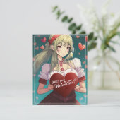 Wees mijn Valentijn in Manga Stijl 33893 (Staand voorkant)